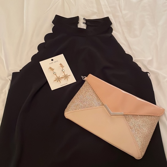 NWT Fortune + Ivy Marina Scallop Dress -  Size M-XL - Picture 12 of 13